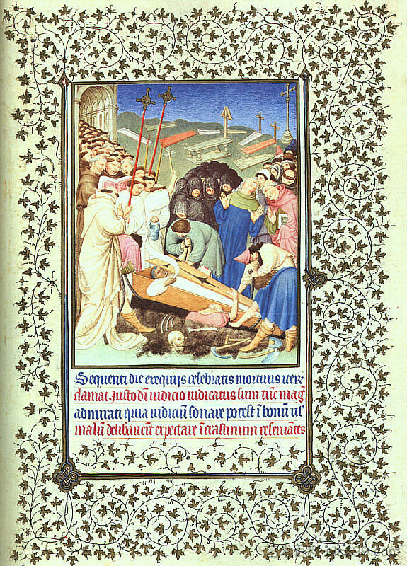 迪奥克雷斯的葬礼 The Burial of Diocrès (c.1408; France  )，林堡兄弟