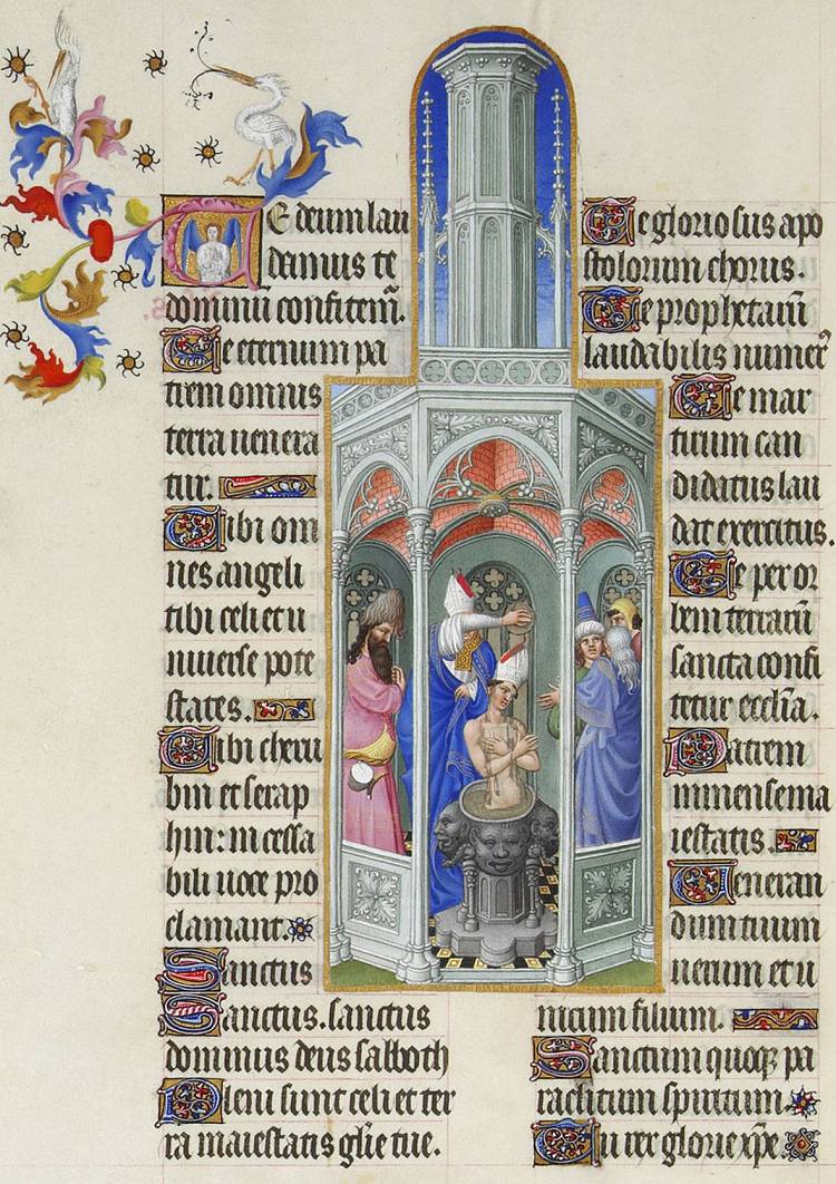 圣奥古斯丁的洗礼 The Baptism of Saint Augustine,林堡兄弟