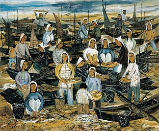 渔妇 Fisherwomen，林风眠