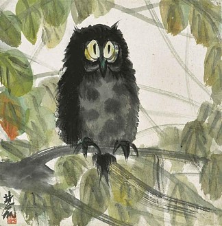 猫头鹰 Owl，林风眠