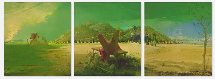 三联画 Triptych (2010 - 2011)，丽莎·尤斯卡瓦奇