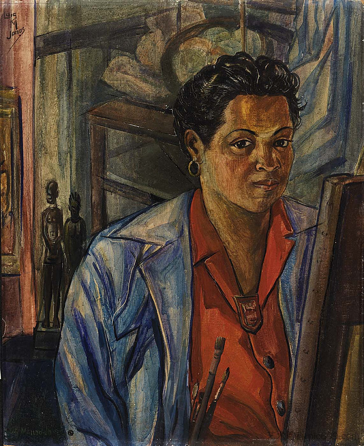 自画像 Self Portrait (1940)，露易丝·麦露·琼斯