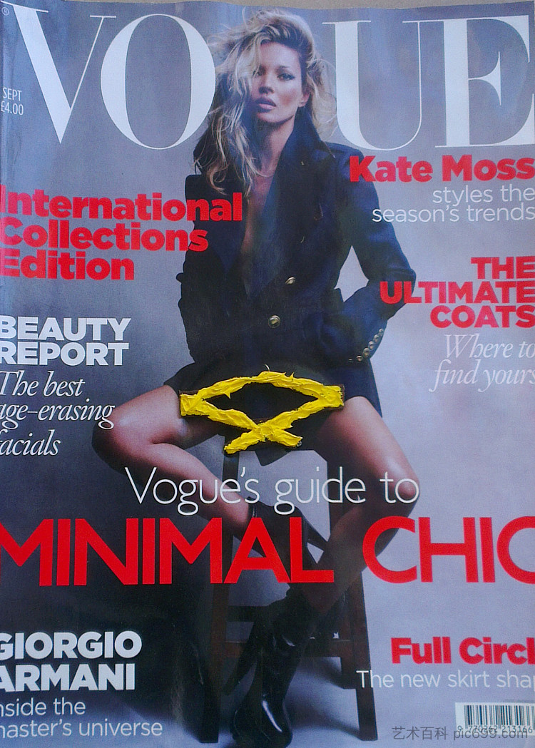 凯特·莫斯张开双腿 #1 Kate Moss Open Legs #1 (2015; London,United Kingdom  )，洛伦佐贝伦格