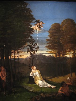 贞操的寓言 Allegory of Chastity (1505; Italy                     )，洛伦佐·洛图