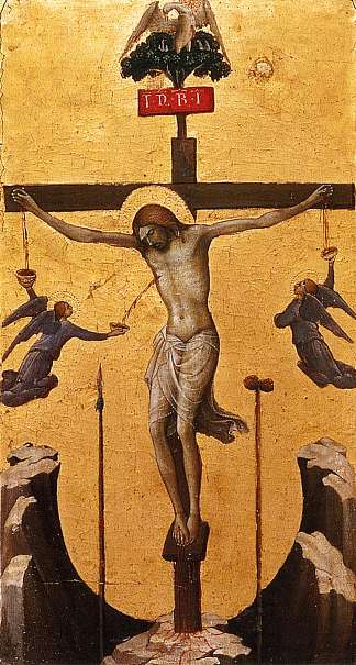 受难 Crucifixion (1410)，洛伦佐·摩纳哥