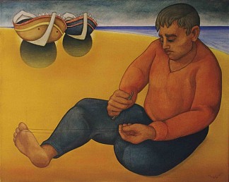 阿尔瓦德的渔夫 Fisherman in Arwad (1976)，卢伊凯亚利