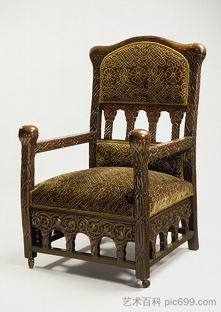 扶手椅子 Armchair (1892),蒂凡尼