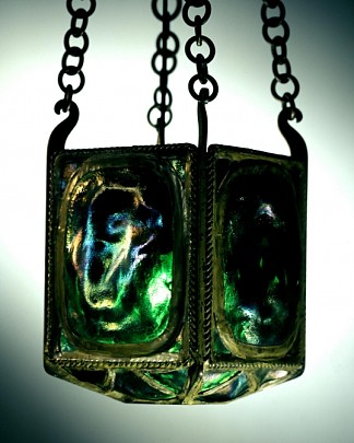 四面挂灯笼 Four-sided hanging lantern (1902)，蒂凡尼