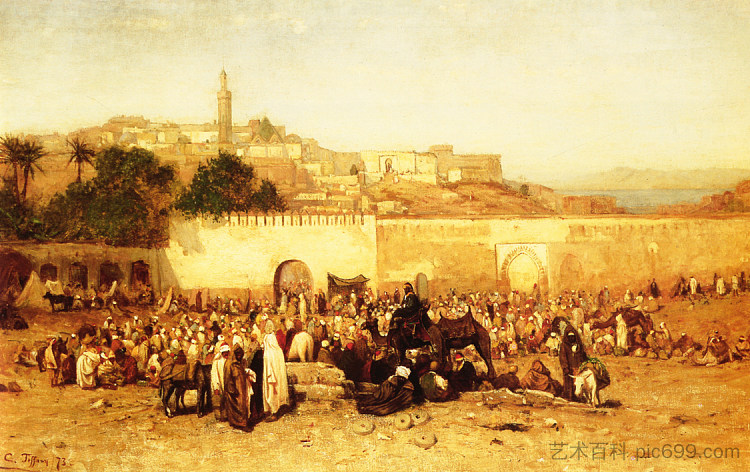 市场日 Market Day (1873)，蒂凡尼