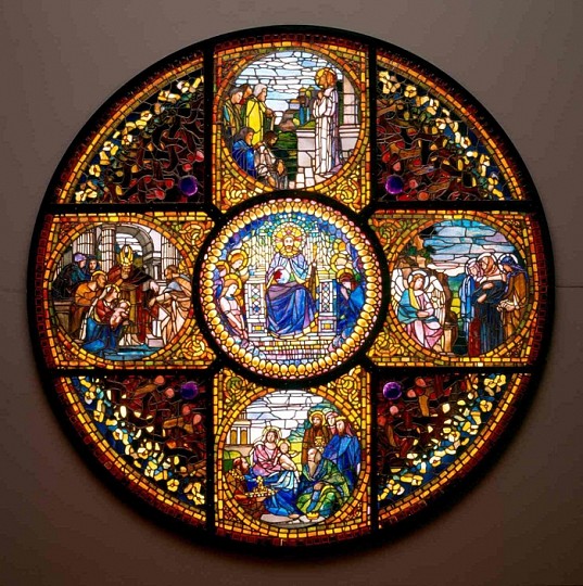 十字窗的故事 The Story of the Cross window (1892)，蒂凡尼