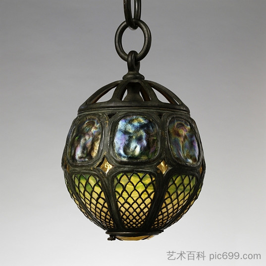 龟背地球仪 Turtleback globe (1905)，蒂凡尼