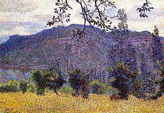 山地景观 Mountain Landscape (1890)，路易·海耶特