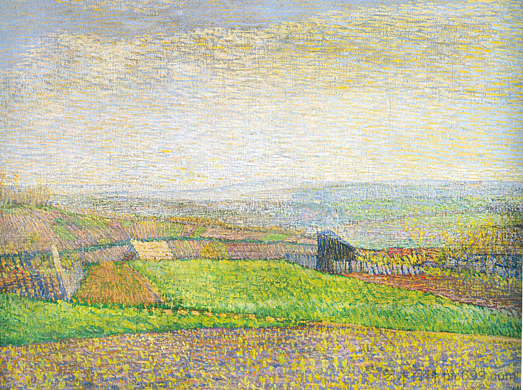 韦辛景观 Paysage Du Vexin (1889)，路易·海耶特