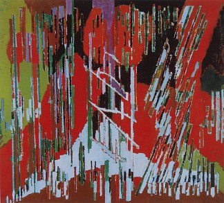 大红色组合物 Grande Composition Rouge (1957; Brussels,Belgium                     )，刘易斯.凡林特