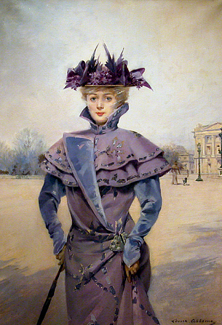 优雅的协和广场 Une élégante place de la Concorde (1894)，露易丝·阿伯马