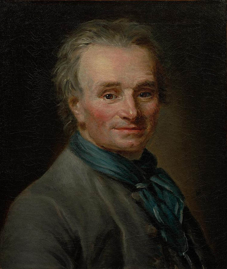 让-巴蒂斯特·勒穆因的小肖像 Portrait of Jean-Baptiste Lemoyne the Younger,伊丽莎白·维杰·勒布伦