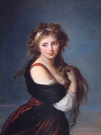 风信子-加布里埃尔·罗兰 Hyacinthe-Gabrielle Roland (1791)，伊丽莎白·维杰·勒布伦