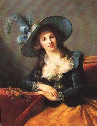 塞居尔伯爵夫人安托瓦内特·伊丽莎白·玛丽·达格索的肖像 Portrait of Antoinette Elisabeth Marie d’Aguesseau, countess of Ségur (1785)，伊丽莎白·维杰·勒布伦