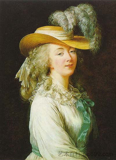 杜巴里夫人的肖像 Portrait of Madame du Barry (1781),伊丽莎白·维杰·勒布伦