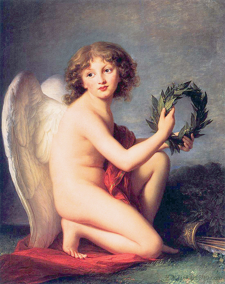 亨利·卢博米尔斯基王子作为名人天才的肖像 Portrait of Prince Henry Lubomirski as the Genius of Fame (1789),伊丽莎白·维杰·勒布伦