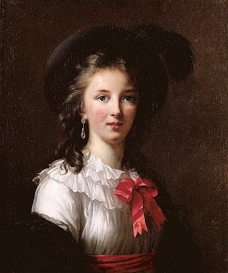 自画像 Self-portrait (1781)，伊丽莎白·维杰·勒布伦