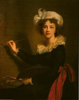 自画像 Self-portrait (1790)，伊丽莎白·维杰·勒布伦