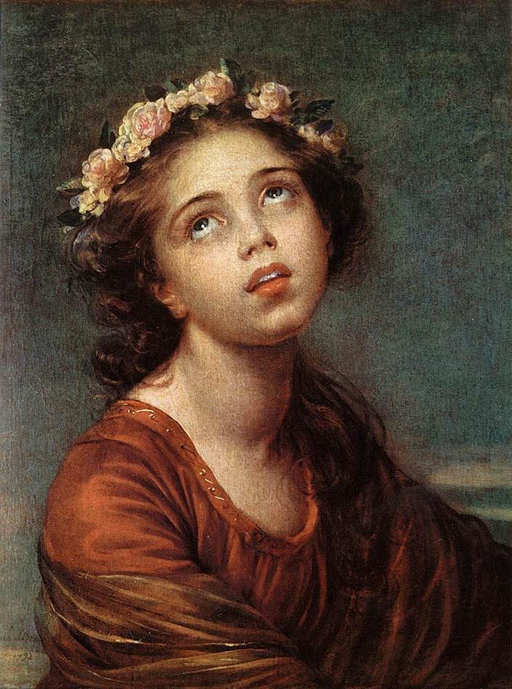 女儿的肖像 The Daughter's Portrait，伊丽莎白·维杰·勒布伦