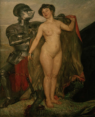 英仙座和仙女座 Perseus and Andromeda (1900)，洛维斯·科林斯