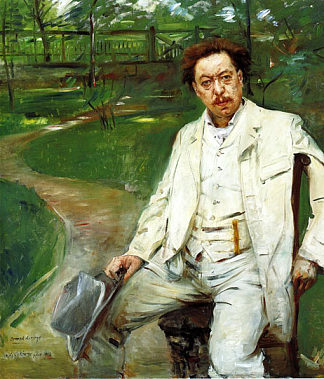 钢琴家康拉德·安索尔格的肖像 Portrait of the Pianist Conrad Ansorge (1903)，洛维斯·科林斯