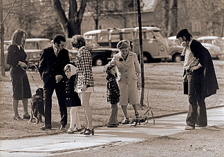 与神经质狐狸的长廊 Promenade with a Neurotic Fox (1975; Landsberg / Spötting,Germany                     )，卢博·克里斯泰克