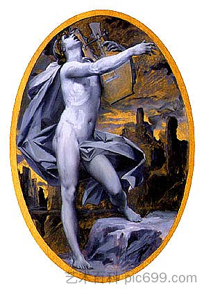 来自奥尔菲和欧律狄刻的奥尔菲 Orphée from Orphée and Eurydice (1889)，吕克·奥利维尔默森