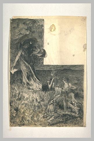 麦克白-赫卡特与三个女巫的插画项目 Projet d’illustration pour Macbeth – Hécate et les trois sorcières，吕克·奥利维尔默森
