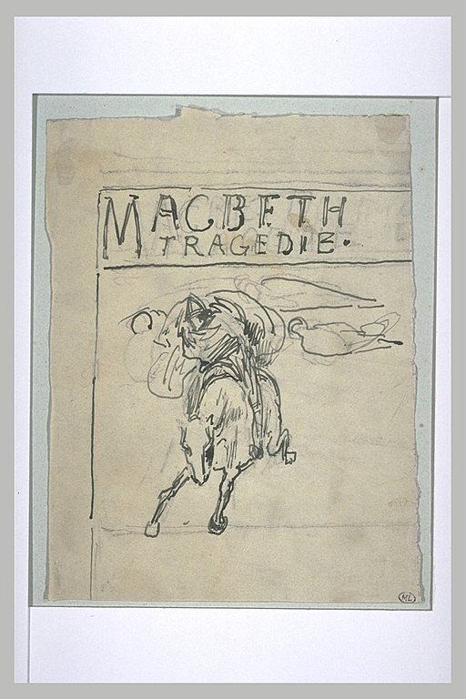 麦克白的卷首插画项目 Projet de frontispice pour Macbeth，吕克·奥利维尔默森