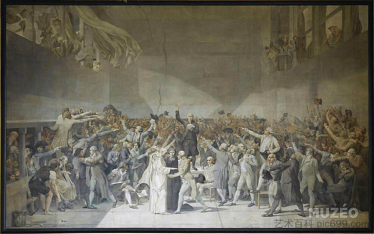 誓言网球场，1789 年 6 月 20 日 Tennis Court Oath, 20 juin 1789，吕克·奥利维尔默森