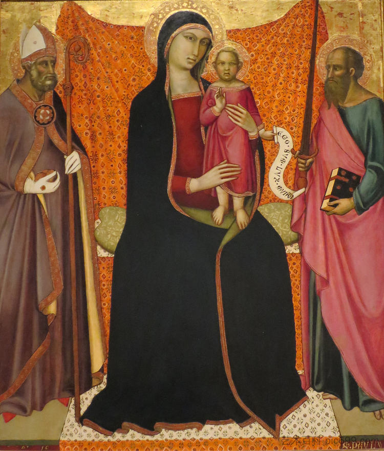 麦当娜和孩子 Madonna and Child，卢卡·迪·托梅