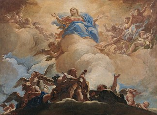 圣母的承担 The Asumption of the Virgin (1682)，卢卡·吉奥达诺