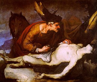 好撒玛利亚人 The Good Samaritan (1650)，卢卡·吉奥达诺