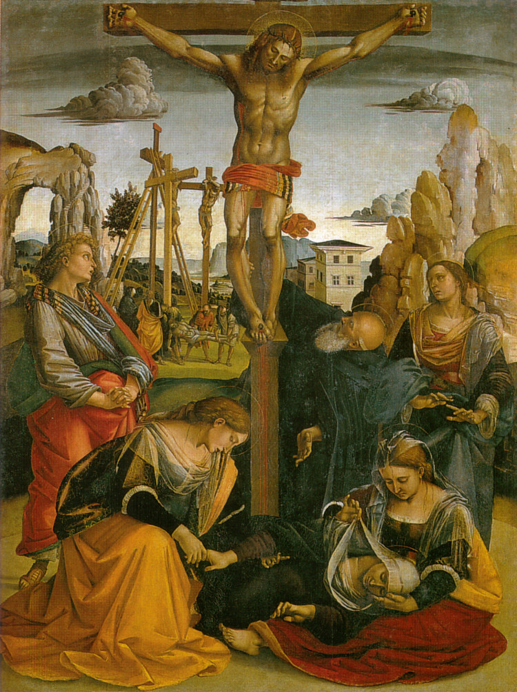 圣墓被钉十字架 Crucifixion of St. Sepulchre (1502 - 1505)，路加·西诺雷利
