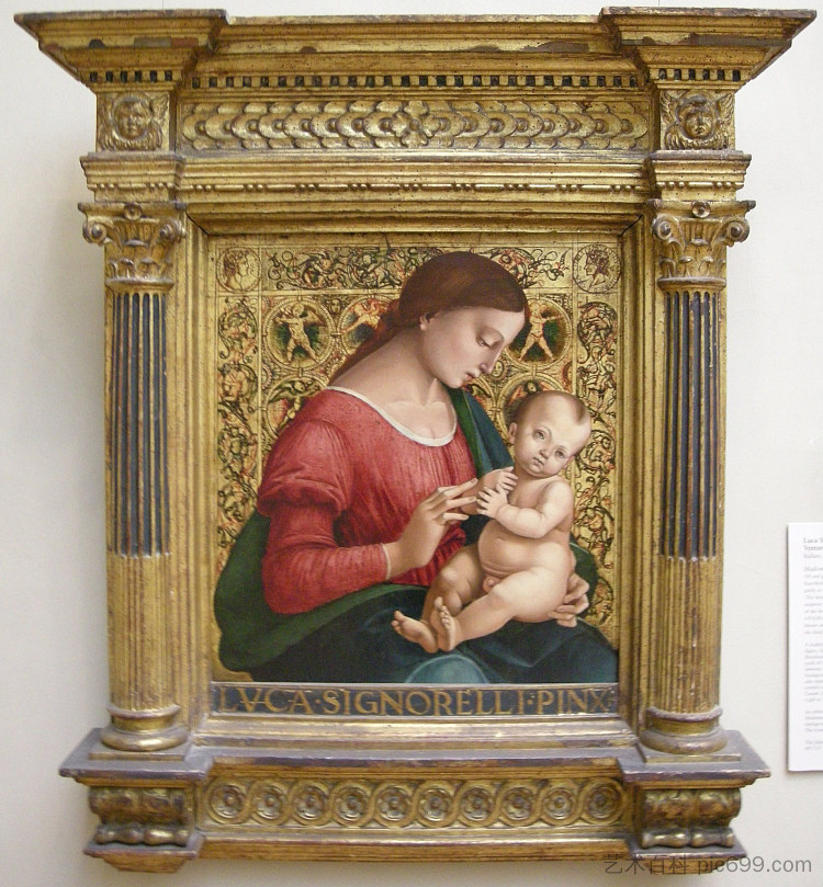 麦当娜和孩子 Madonna and Child (c.1505 - c.1507)，路加·西诺雷利