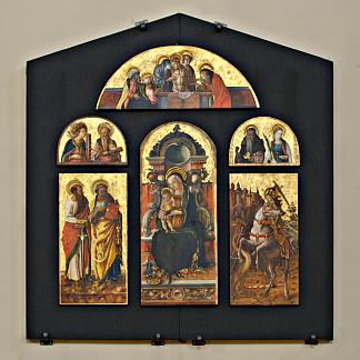 息肉 Polyptych (1507)，路加·西诺雷利