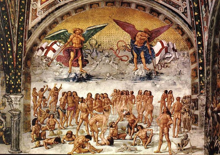 死者复活 Resurrection of the Dead (1499 - 1502)，路加·西诺雷利