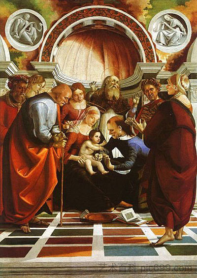 割礼 The Circumcision (c.1490 - c.1495),路加·西诺雷利
