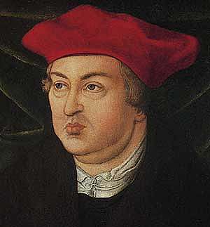 阿尔布雷希特·勃兰登堡 Albrecht Brandenburg (1543; Germany                     )，大·卢卡斯·克拉纳赫