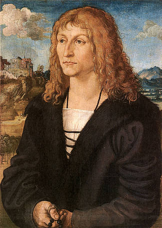无胡子的年轻人 Beardless young man (c.1500; Germany                     )，大·卢卡斯·克拉纳赫