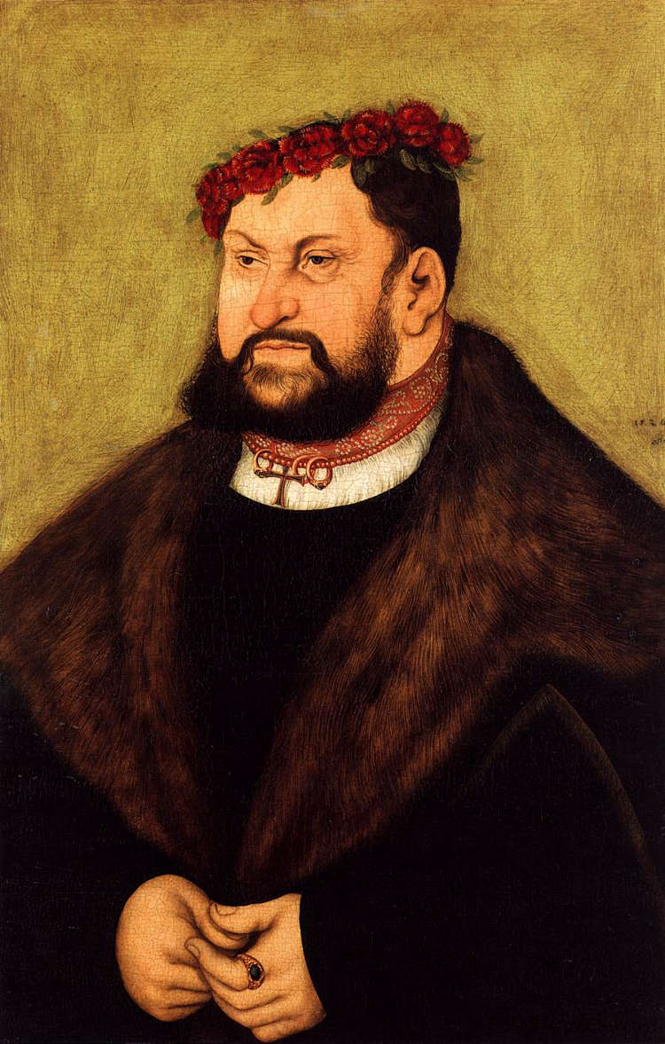 萨克森选帝侯约翰常数 Elector John the Constant of Saxony (1526; Germany  )，大·卢卡斯·克拉纳赫