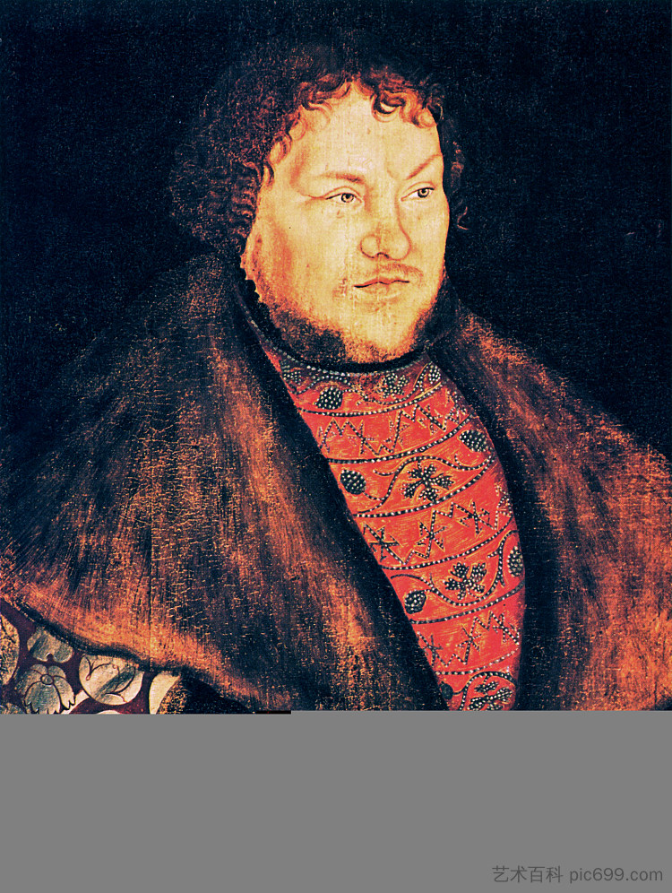 约阿希姆一世·内斯特，勃兰登堡选帝侯 Joachim I Nestor, Elector of Brandenburg (1529; Germany  )，大·卢卡斯·克拉纳赫