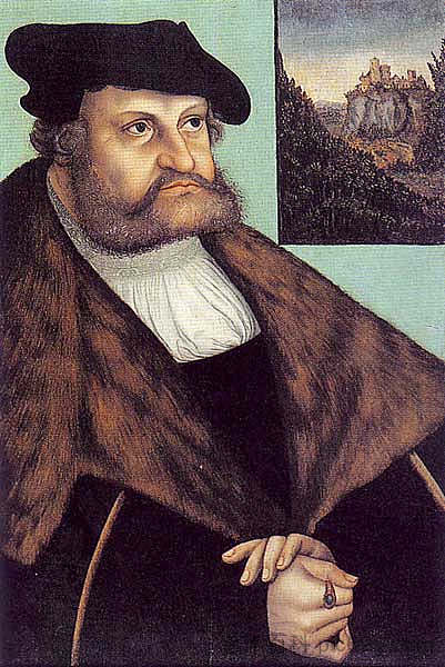萨克森的约翰·弗雷德里克 Johann Friedrich von Sachsen (1532; Germany ),大·卢卡斯·克拉纳赫