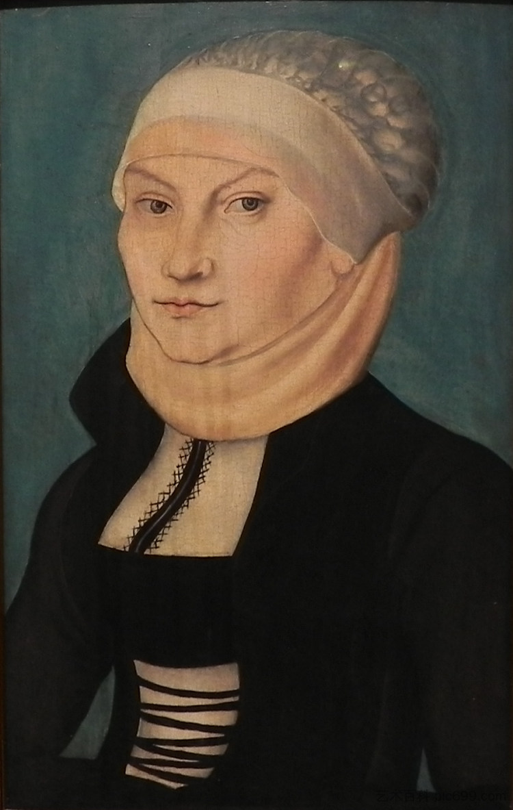 卡塔琳娜·冯·博拉 Katharina von Bora (1528; Germany ),大·卢卡斯·克拉纳赫