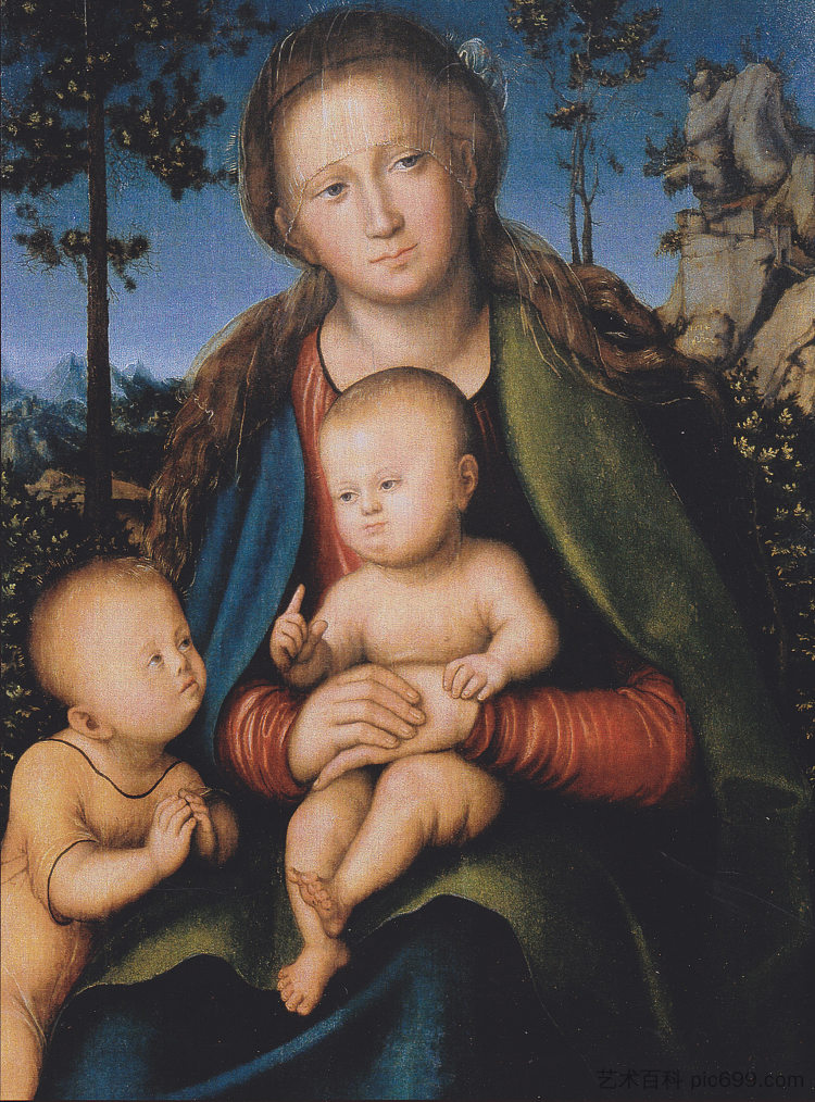 圣母玛利亚 Madonna (1514; Germany  )，大·卢卡斯·克拉纳赫