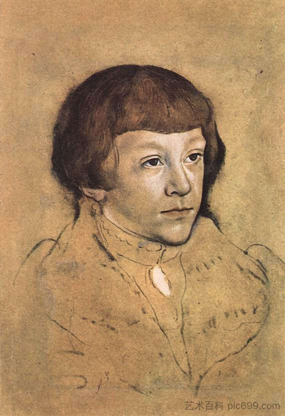 撒克逊王子的肖像 Portrait of a Saxon Prince (c.1515; Germany  )，大·卢卡斯·克拉纳赫